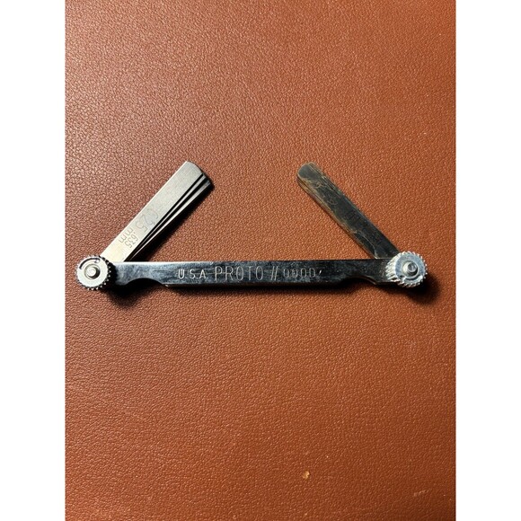PROTO #000D Feeler Gauge with .025" and .013" Blades Made in USA - Picture 1 of 3